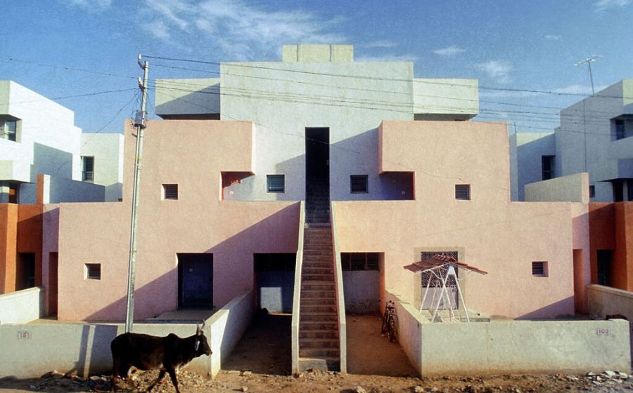  Viviendas para la Life Insurance Corporation of India. Ahmedabad, 1973 © Vastushilpa Foundation, Ahmedabad