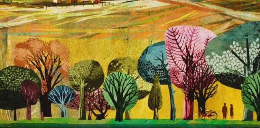 Una bicicleta y un dragón y una bala perdida